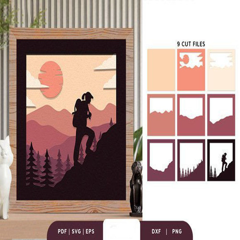 1080x1080 size Woman-Hiking-3D-Shadow-Box-SVG-3D-SVG-67995082-2-580x386.jpg