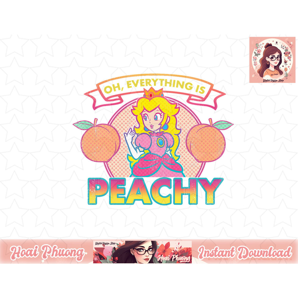 Super Mario Princess Peach Everything Peachy Graphic.jpg