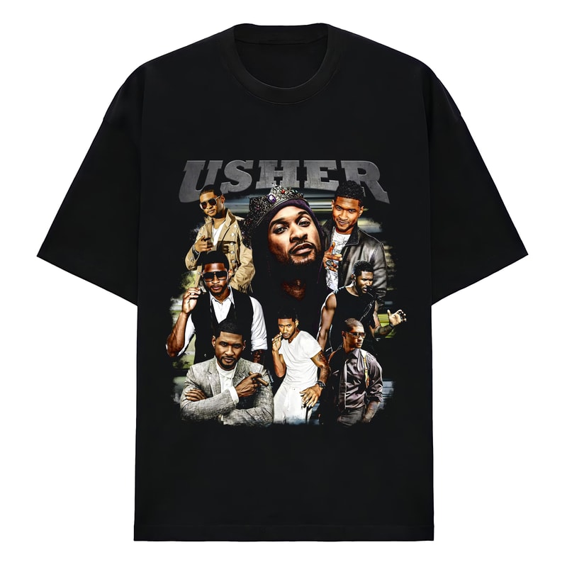 Usher Shirt, Usher Rapper Shirt, Usher My Way The Vegas Residency Tour 2023 Shirt, Usher Tour 2023 Shirt