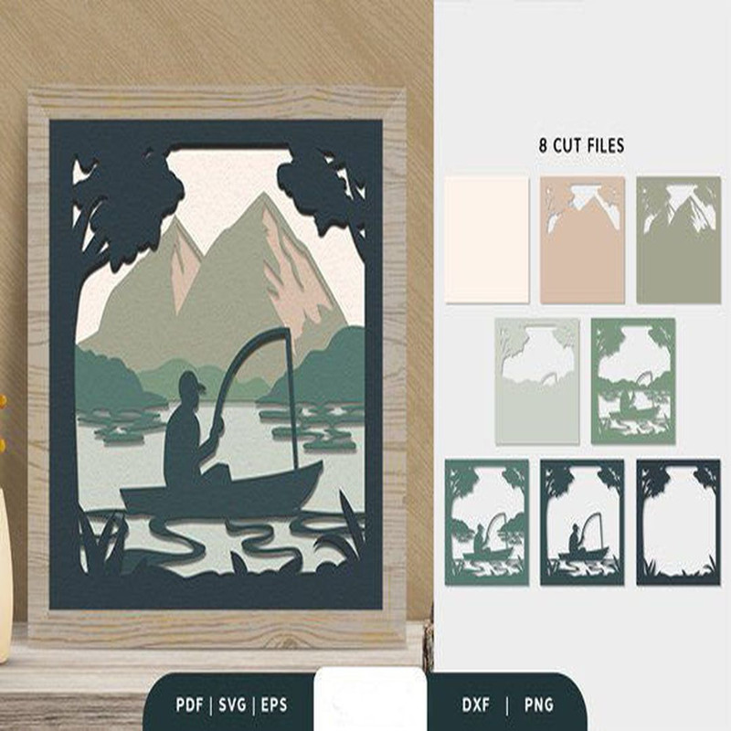 1080x1080 size Man-Fishing-3D-Shadow-Box-Papercut-3D-SVG-67994525-2-580x386.jpg