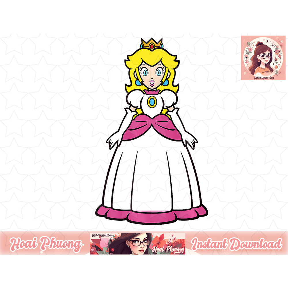 Super Mario Princess Peach Simple Portrait Premium.jpg