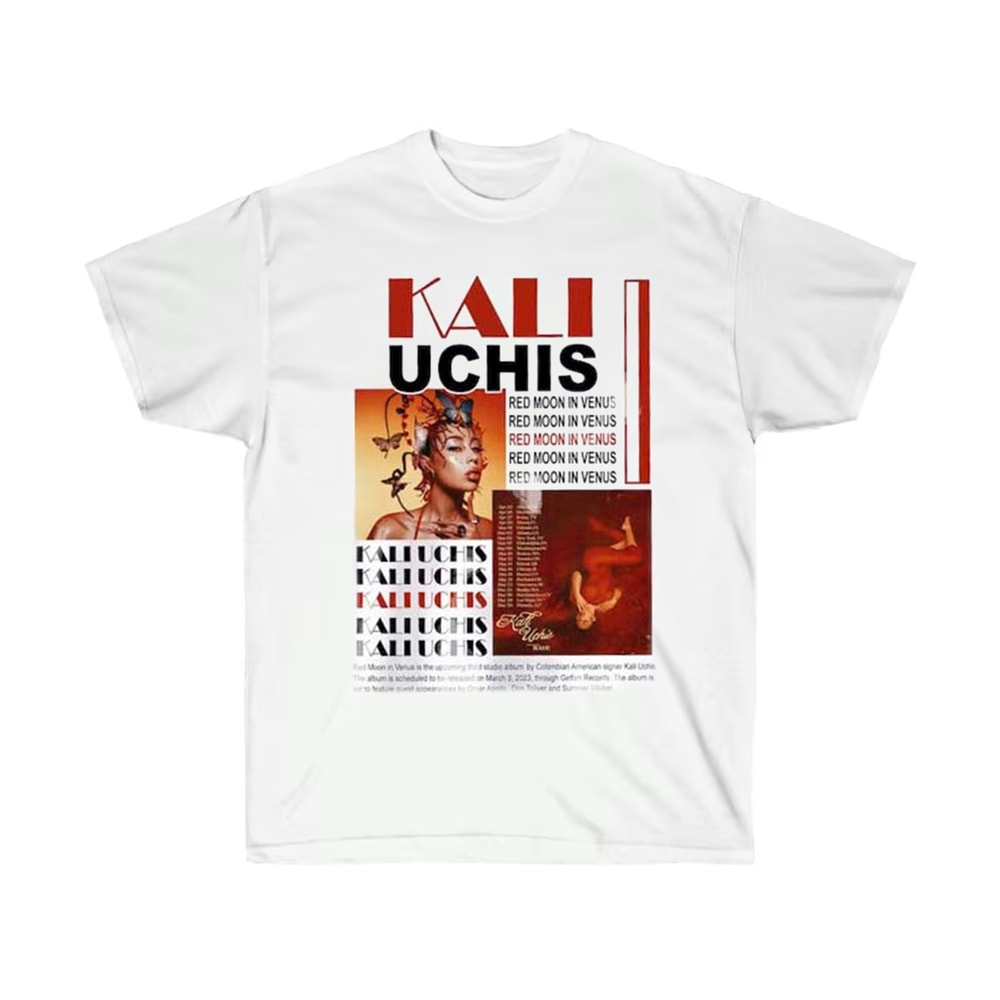 Kali Uchis Red Moon In Venus Tour 2023 Shirt, Kali Uchis Shirt, Kali Uchis Album 2023 Shirt, Music Tour 2023