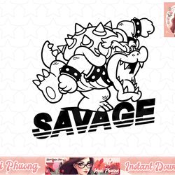 super mario savage bowser graphic png sublimation design, digital design