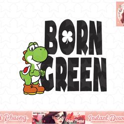 super mario st. patty s yoshi born green graphic png sublimation design, digital design