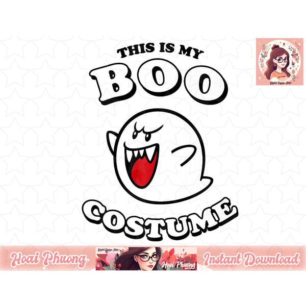 Super Mario This Is My Boo Costume png PNG SuSuper Mario Thi | Inspire ...