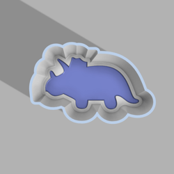 triceratops bath bomb mold stl file