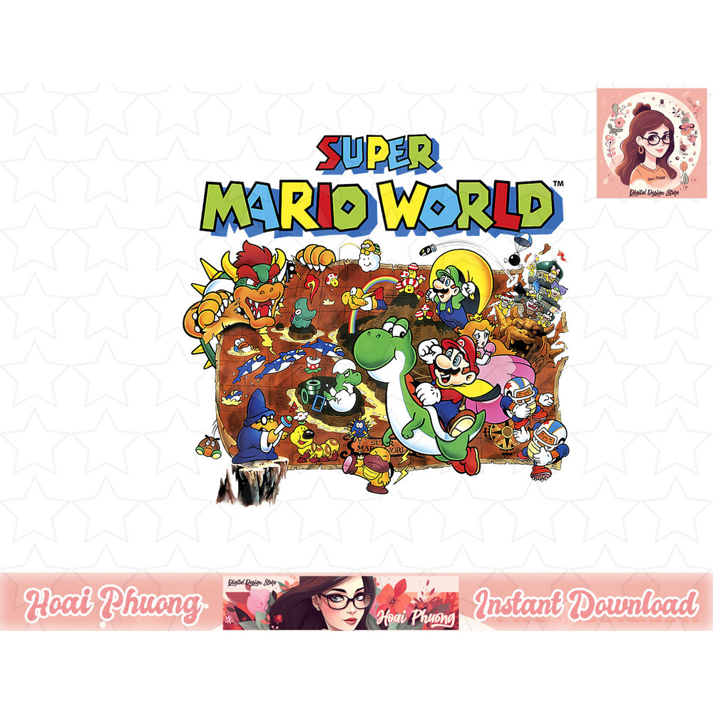 Super Mario World Retro Map Graphic.jpg