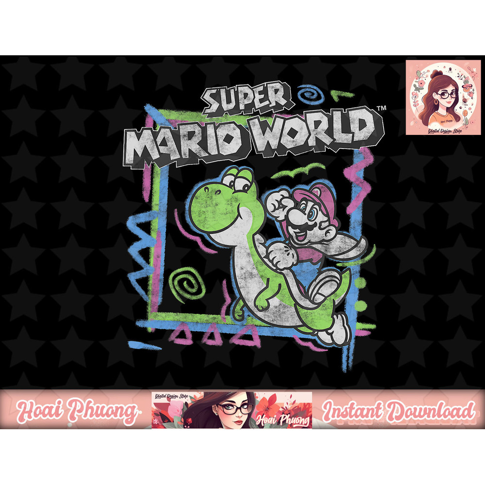 Super Mario World Yoshi & Mario.jpg