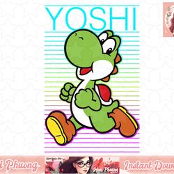 super mario yoshi retro gradient fade poster png sublimation design, digital design
