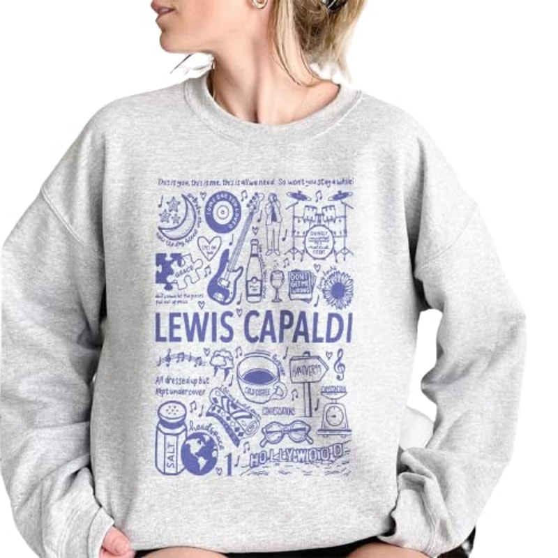Lewis Capaldi Tour 2023 Shirt, Lewis Capaldi Broken By De,sire To Be Heavenly Sent World Tour 2023 Shirt, Lewis Capaldi