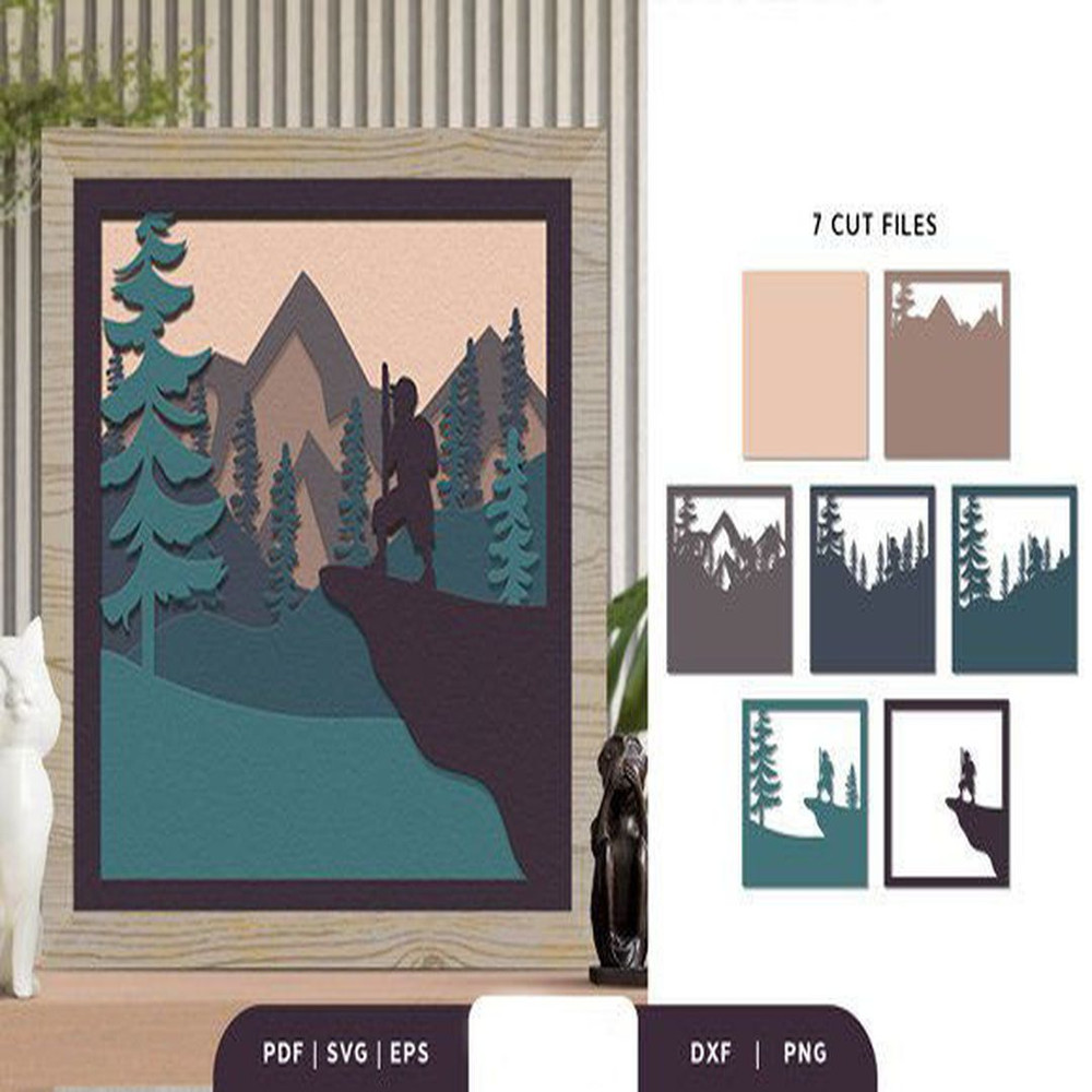 1080x1080 size Boy-Hiking-Mountain-3D-Paper-Cut-3D-SVG-67994009-2-580x386.jpg