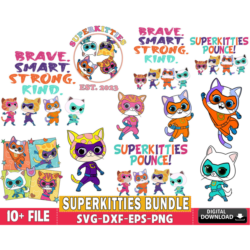 10+ file superkitties bundle svg ,Hero Kitties Super Cats Brave, superkitties svg.jpg