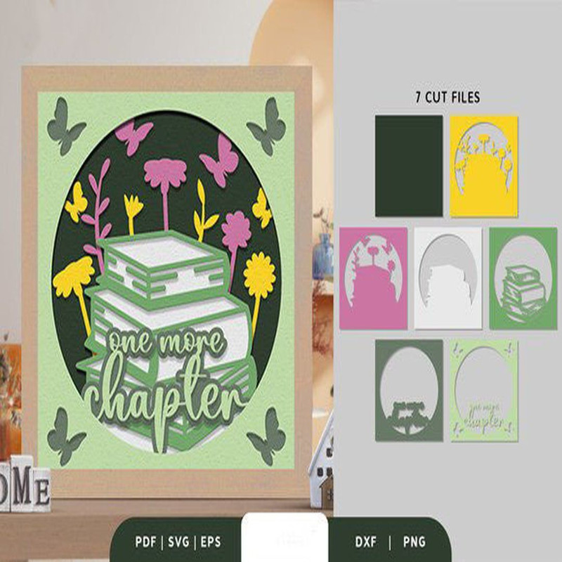1080x1080 size Stacked-Book-with-Flowers-3D-Light-Box-3D-SVG-67992061-2-580x386.jpg