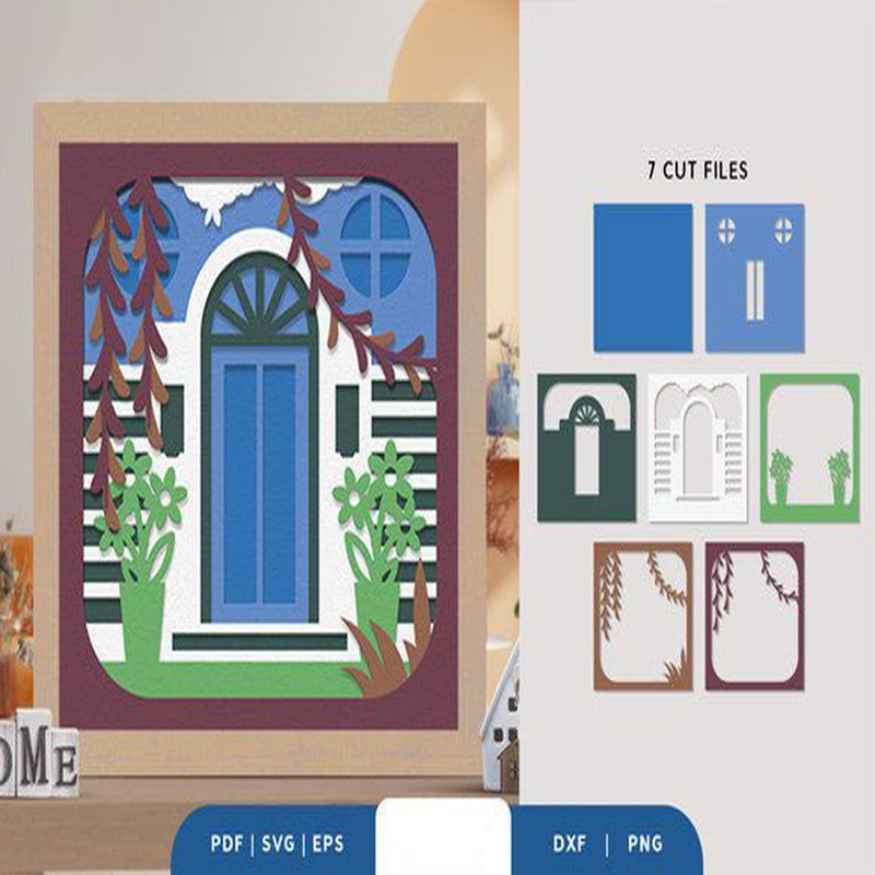 1080x1080 size Spring-Home-Porch-3D-Layered-Paper-Cut-3D-SVG-67991667-2-580x386.jpg