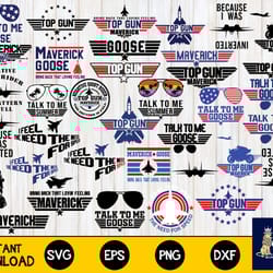 500 file top gun bundle svg, top gun svg