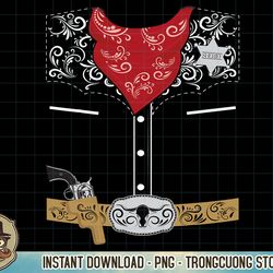 cute boys western sheriff costume for kids easy halloween t-shirt png sublimation