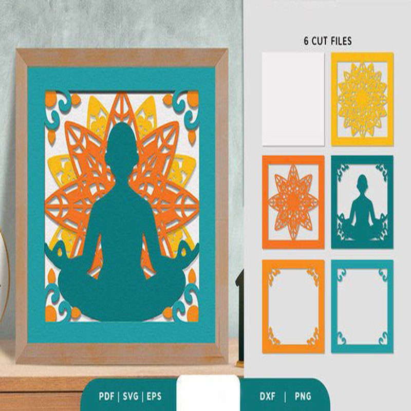 1080x1080 size Namaste-Yoga-Pose-3D-Shadow-Box-3D-SVG-67989642-2-580x386.jpg