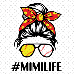 mimi life softball baseball svg, mothers day svg, sport svg, softball mimi svg, baseball mimi svg, sports grandma svg, g