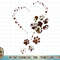 Dog Paw Love Heart Print Shirts For Women Dog Mom Graphic T-Shirt copy.jpg