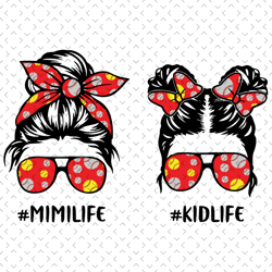 softball mimi life kid life svg bundle, mothers day svg, sport svg, mimi life svg, kid life svg, softball mimi svg, soft