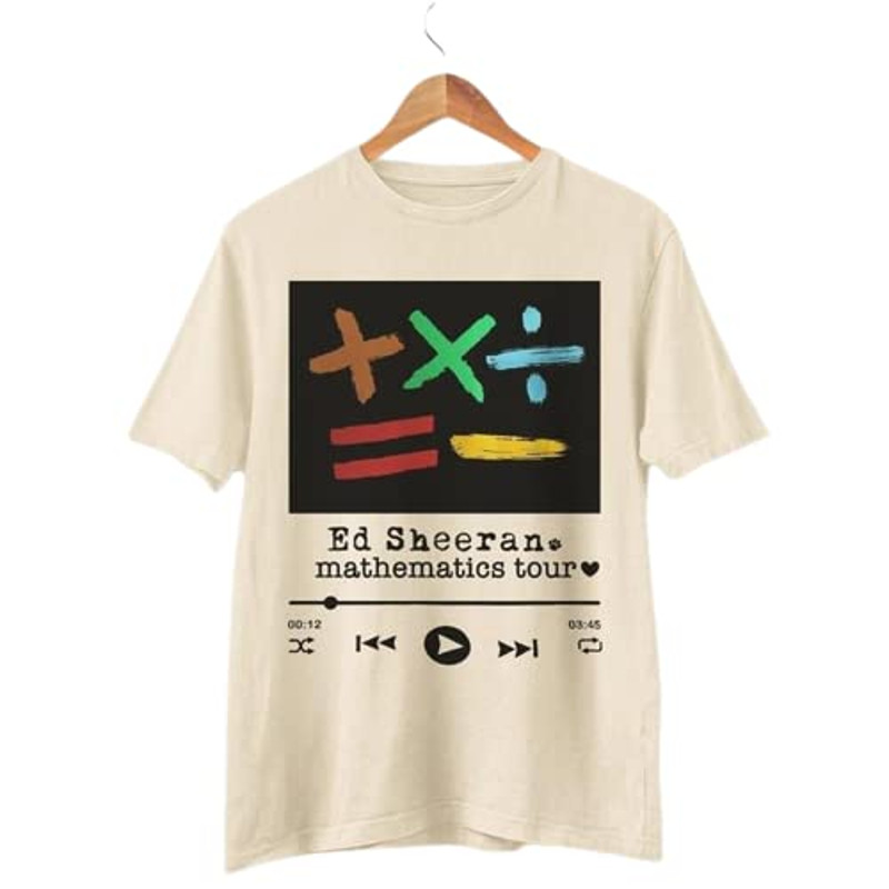 Ed Sheeran Mathmatics Tour 2023 Shirt, Ed Sheeran Mathmatics Shirt, Ed Sheeran Tour Shirt, Ed Sheeran Shirt