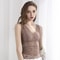 Long Lace Beauty Back Undershirt Brown