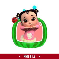 Baby Cece Cocomelon Png, Cocomelon Kid Png, Cocomelon Png Digital File