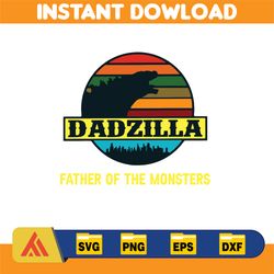 dadzilla svg, father's day svg, dad quotes svg, png clipart,dad svg, svg dad gift ,dad quotes svg,dad sayings svg png