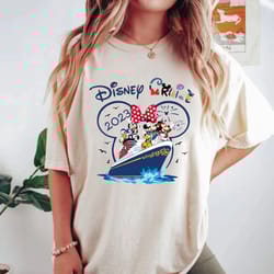 disney cruise comfort colors shirt, mickey minnie cruise shirt, disney family trip shirt, disney aesthetic shirt, disney