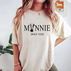 disney mickey minne since 1928 comfort colors shirt, disney family trip shirt, disney vacation shirt, disneyworld shirt,