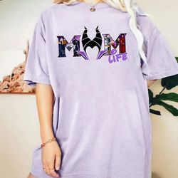 disney mom maleficent comfort colors shirt, disney villain mom shirt, disney mothers day shirt, funny mom shirt, disney