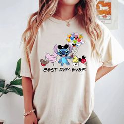 disney stitch best day ever comfort colors shirt, stitch snack shirt, magic kingdom shirt, disney trip shirt, disney vac