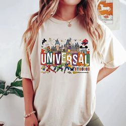 disney universal studios comfort colors shirt, disney trip family shirt, universal studio trip shirt, disneyworld shirt,