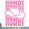 Howdy Western Rodeo Country Southern Cowgirl Vintage Groovy T-Shirt copy.jpg