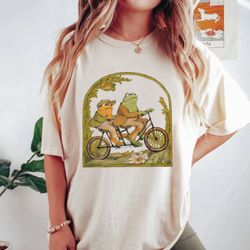 frog and toad comfort colors shirt, vintage classic book shirt, cottagecore shirts, retro frogs shirt, gift for book lov