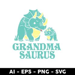 grandma saurus svg, mom svg, mother's day svg, png dxf eps digital file - digital file