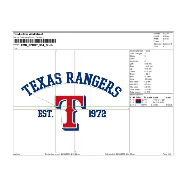 Texas Rangers Embroidery Designs, MLB Logo Embroidery Files, | Inspire ...