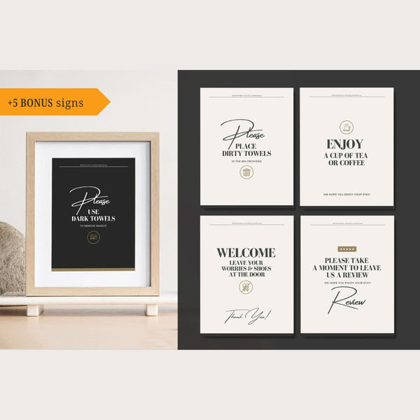 Airbnb Host Bundle, Welcome book template, guest book, welcome guide rental template, house manual, wifi password, canva (7).jpg