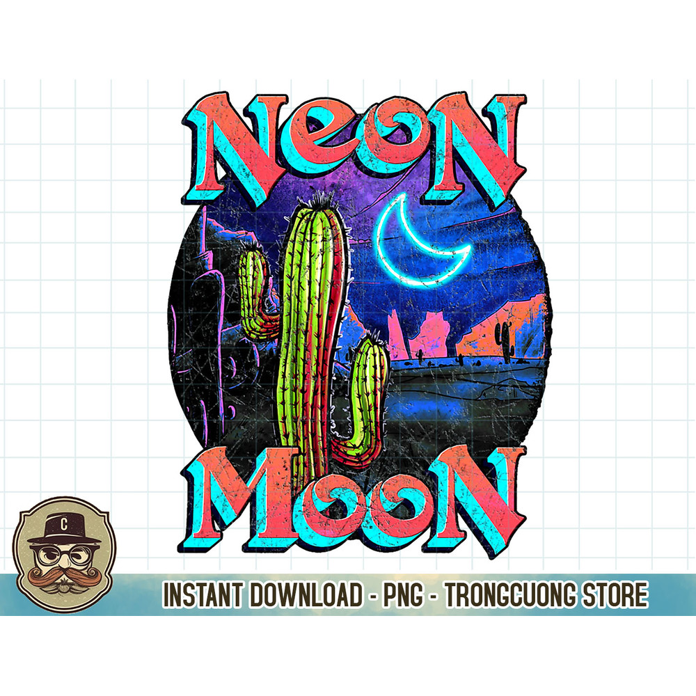 Neon Moon Retro Western T-Shirt copy.jpg