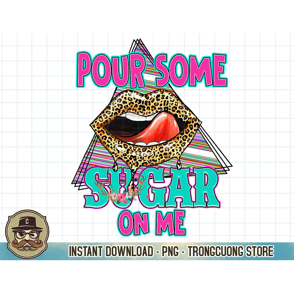 Pour Some Sugar On Me Country Girls Western Leopard Print T-Shirt copy.jpg