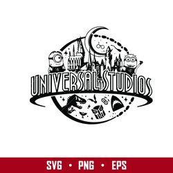 Universal Studios Svg, Magic Kingdom Svg, Minion Svg, Png Eps Digital File