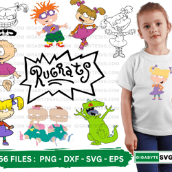 Rugrats SVG Bundle: High-Quality Vector Graphics, SVG - PNG - DXF - EPS  Perfect SVG design For T-shirt Mugs