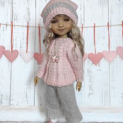 Ruby Red Fashion Friends doll clothes-jacket, pants, hat, pendant, socks