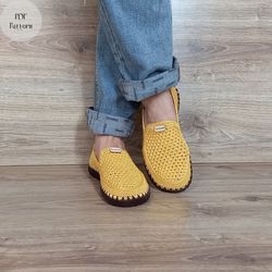 Crochet pattern loafers, women moccasins, men sneakers, women and men shoes, crochet slippers, PDF Pattern boots