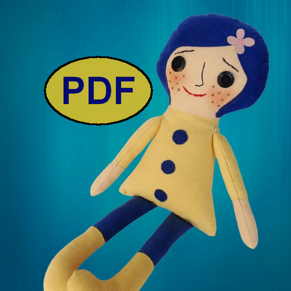 Coraline doll pattern on sale free