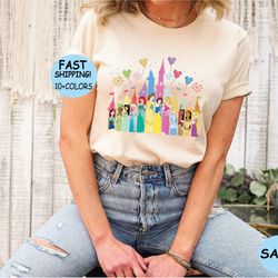 disney princess  castle shirt, disney vacation shirt,disney castle, princess gift, disney girl trip, princess shirt, pri