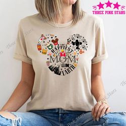 happiest mom on earth shirt, parks mom t-shirt, magical kingdom tee, matching family trip shirts, mickey mouse shirt, mo