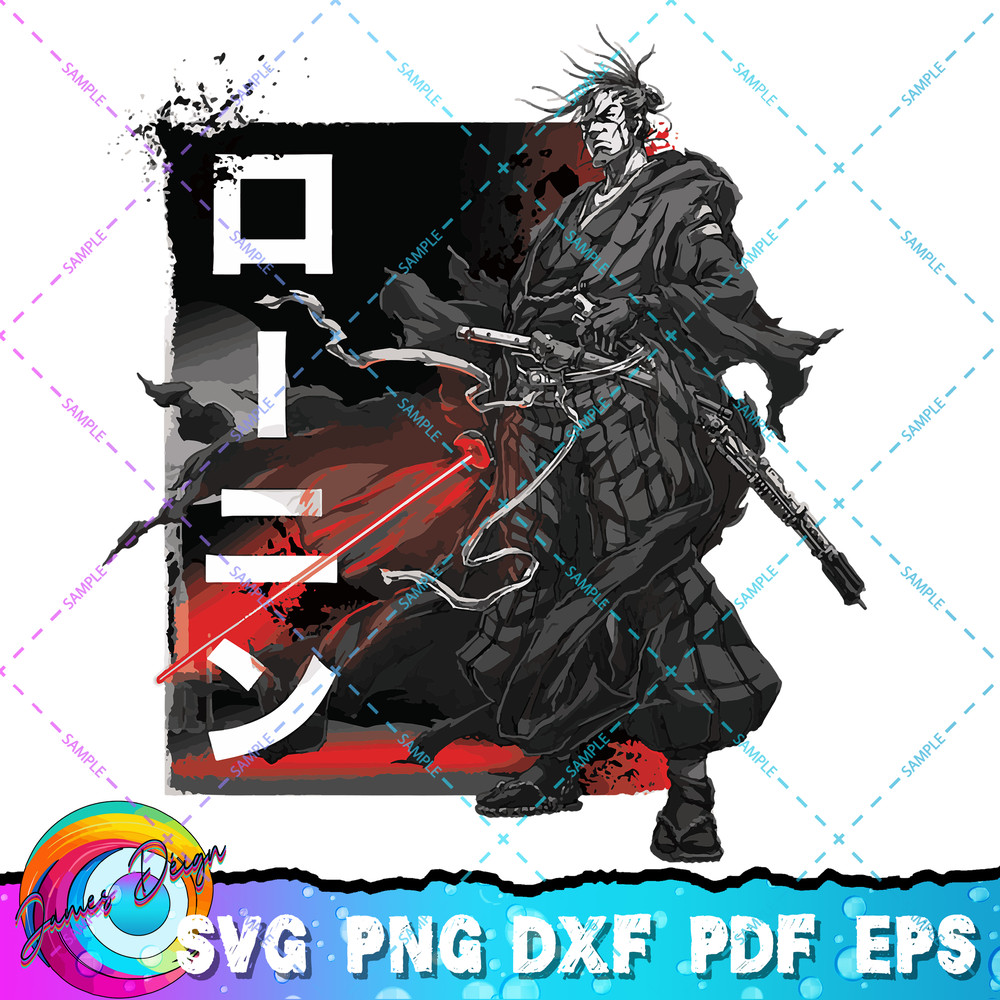 Star Wars Visions The Duel Samurai Warrior T-Shirt copy.jpg