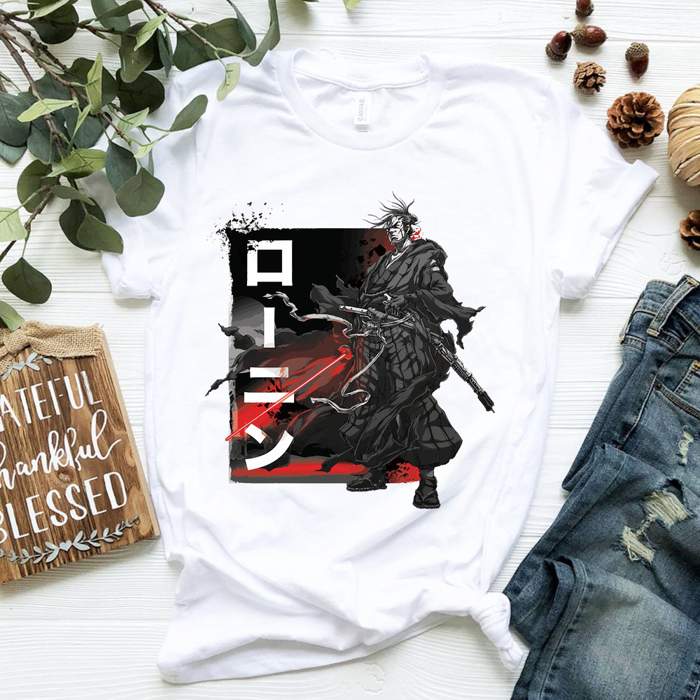 Star Wars Visions The Duel Samurai Warrior T-Shirt.png