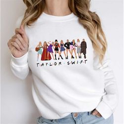 Taylor Eras Sweatshirt, Taylor Swiftie Merch Shirt, Swiftie Gift for her, Swiftie Sweatshirt, Taylor tour sweater, Taylo